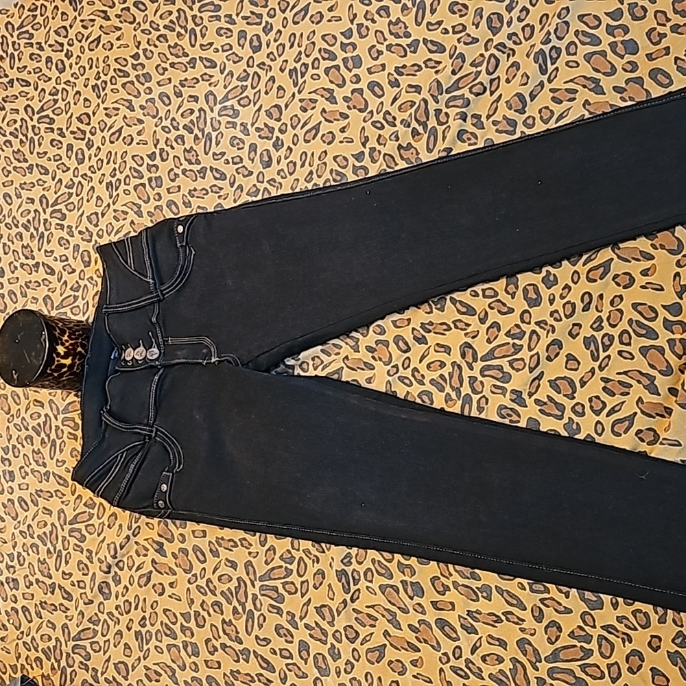 Pre-loved hardly used Black 4 button down, zipper jeans size 5.  #AlwaysFriday